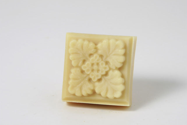 Square Deco Leaf - Sandalwood