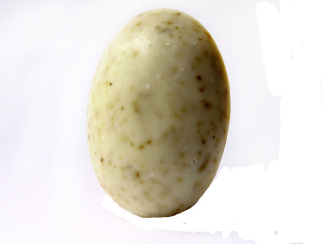 Domed Oval - Peppermint with Tea Leaf Bits